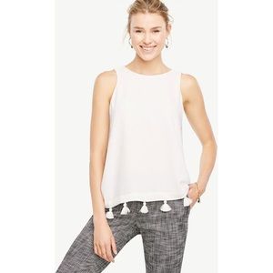 Ann Taylor Tassel Tank - XS